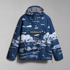 Napapijri - Rainforest Pocket Print 2 Mount Blue