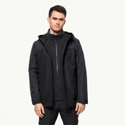 Jack Wolfskin - Taubenberg 3IN1 Jacket Black