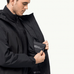 Jack Wolfskin - Taubenberg 3IN1 Jacket Black