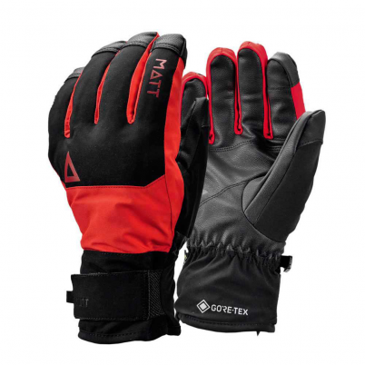Matt - Rob Gore-TEX Gloves Black/Red