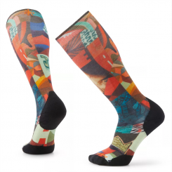 Smartwool - Ski Targeted Cushion Mosaic Snowball Print Over The Calf Multi Color