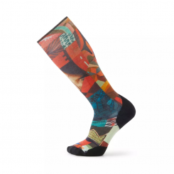 Smartwool - Ski Targeted Cushion Mosaic Snowball Print Over The Calf Multi Color