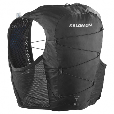 Salomon - Active Skin 8 With Flasks Black