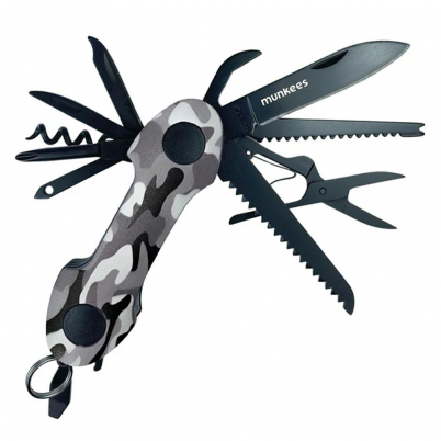 Munkees - Pocket Knife Camou Grey