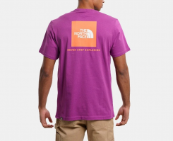 The North Face - M S/S Red Box Tee Purple Cactus Flower