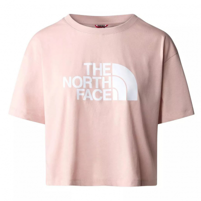 The North Face - W Cropped Easy Tee Pink Moss