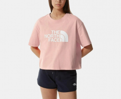 The North Face - W Cropped Easy Tee Pink Moss