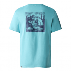 The North Face - M S/S Red Box Cel Tee Reef Waters/Summit Navy