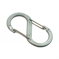 Munkees - Forged S - Shaped Carabiner Grey