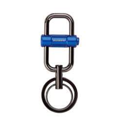 Munkees - Lockable Keychain Black/Blue