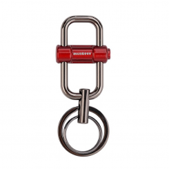 Munkees - Lockable Keychain Black/Red