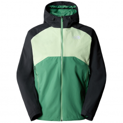 The North Face - M Stratos Jacket Deep Grass Green/Lime Cream/Asphalt Grey
