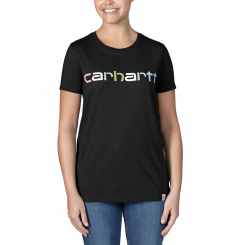 Carhartt - W Relaxed Fit Lightweight S/S  Multi Color Logo Graphic T-Shirt
