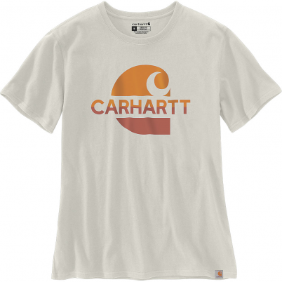 Carhartt - W Loose Fit Heavyweight S/S Faded C Gra...