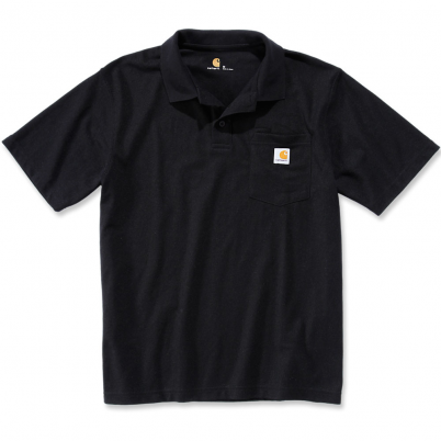 Carhartt - Loose Fit Midweight S/S Pocket Polo Bla...