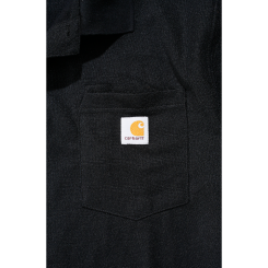 Carhartt - Loose Fit Midweight S/S Pocket Polo Black