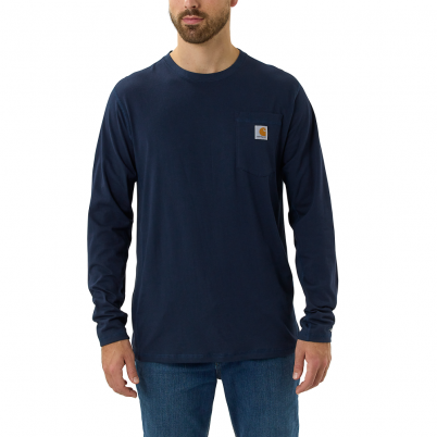 Carhartt - Force Relaxed Fit Midweight L/S Pocket ...