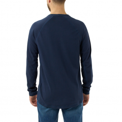 Carhartt - Force Relaxed Fit Midweight L/S Pocket T-Shirt Blue