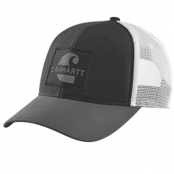 Carhartt - Καπέλο Canvas Mesh Back Logo Graphic Cap Grey/Black/White