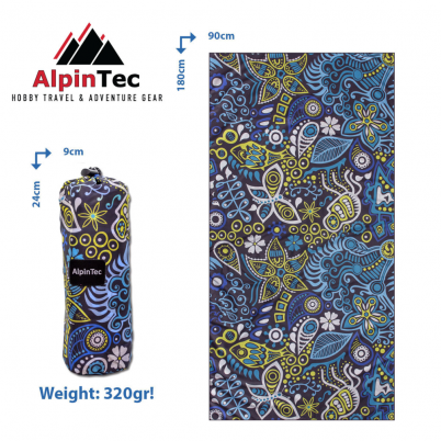 AlpinTec - Πετσέτα Microfiber Dryfast Paint 90x180...