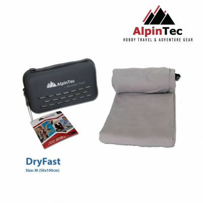 AlpinTec - Dryfast 50x100cm Grey
