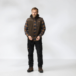 Fjallraven - Buck Fleece Vest Dark Olive