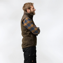 Fjallraven - Buck Fleece Vest Dark Olive
