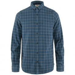 Fjallraven - Ovik Flannel Shirt M Indigo Blue/Flint Grey
