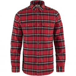Fjallraven - M Ovik Heavy Flannel Shirt Red Oak/Fog