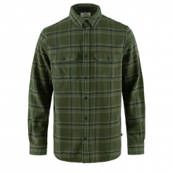 Fjallraven - M Ovik Heavy Flannel Shirt Deep Forest/Laurel Green