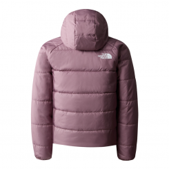 The North Face - Girl's Reversible Jacket Fawn Grey/Boysenberry