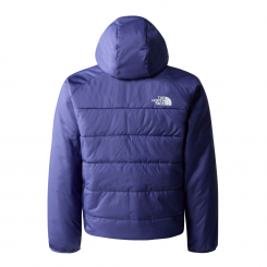 The North Face - Boy's Reversible Jacket Cave Blue/Almond Butter
