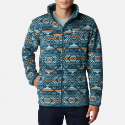 Columbia - Ανδρική Ζακέτα Winter Pass™ Full Zip Night Wave Checkered Peaks Print