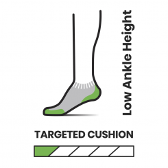 Smartwool - Run Targeted Cushion Low Ankle Socks Laguna Blue
