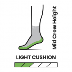 Smartwool - Hike Light Cushion Mid Crew Socks Black