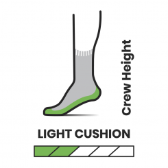 Smartwool - Hike Classic Edition Light Cushion Solid Crew Socks Black