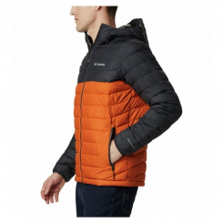 Columbia - Powder Lite Hooded Jacket Warm Orange/Black