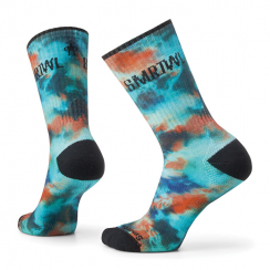 Smartwool - Athletic Far Out Tie Dye Print Crew Socks Capri