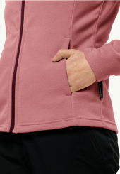 Jack Wolfskin - Women's Taunus Full Zip Fleece Jacket Blush Powder