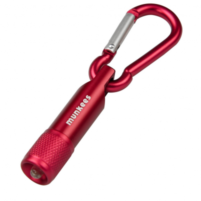 Munkees - LED with Carabiner Red