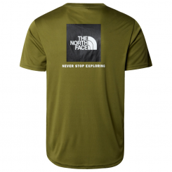 The North Face - M Reaxion Red Box Tee Forest Olive