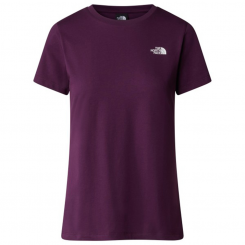 The North Face - W S/S Simple Dome Tee Black Currant Purple