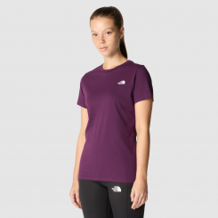 The North Face - W S/S Simple Dome Tee Black Currant Purple
