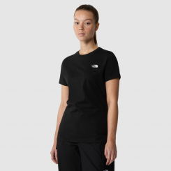 The North Face - W S/S Simple Dome Slim Tee Tnf Black