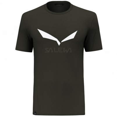 Salewa - Solidlogo Dry Μ T-Shirt Dark Olive Melang...