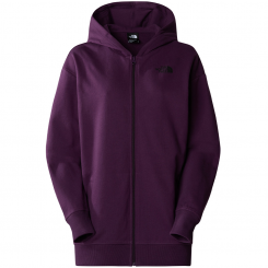 The North Face - W Simple Dome Full Zip Hoodie Light Loop Back Black Currant Purple