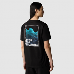 The North Face - M Foundation Graphic Tee S/S Tnf Black/Optic Blue