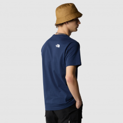 The North Face - M S/S Woodcut Dome Tee Summit Navy