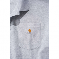 Carhartt - Loose Fit Midweight S/S Pocket Polo Heather Grey