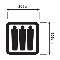 Oztrail - Σκηνή Genesis 3P 3 Ατόμων 205x205x125 cm